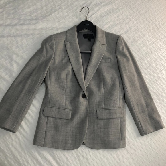 J Crew Grey Blazer - Picture 3 of 4